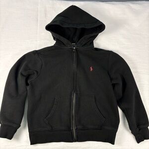 Polo by Ralph Lauren Black Kids Hoodie Medium (10-12)